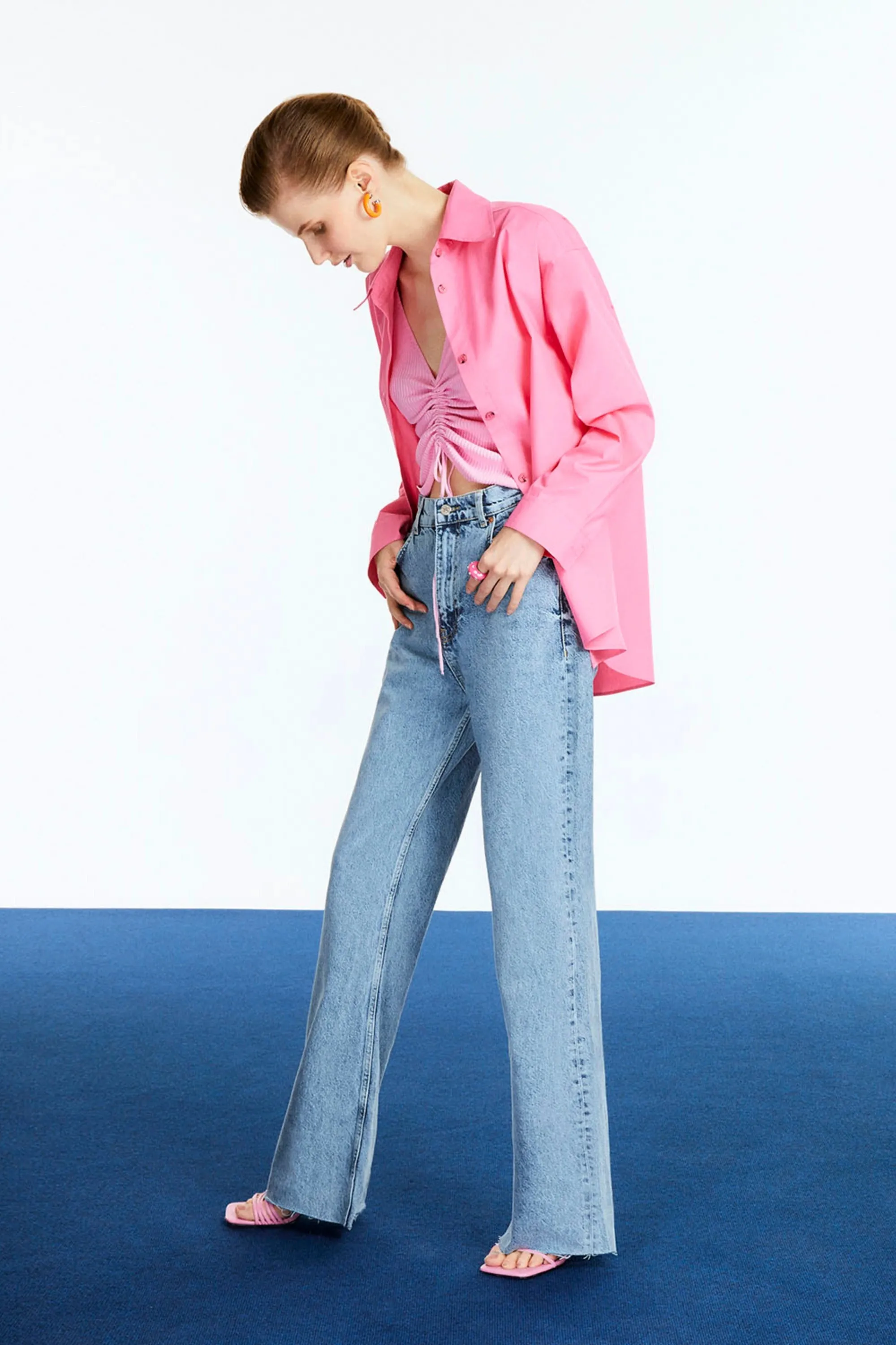Printed Oversized Shirt (Final Sale)