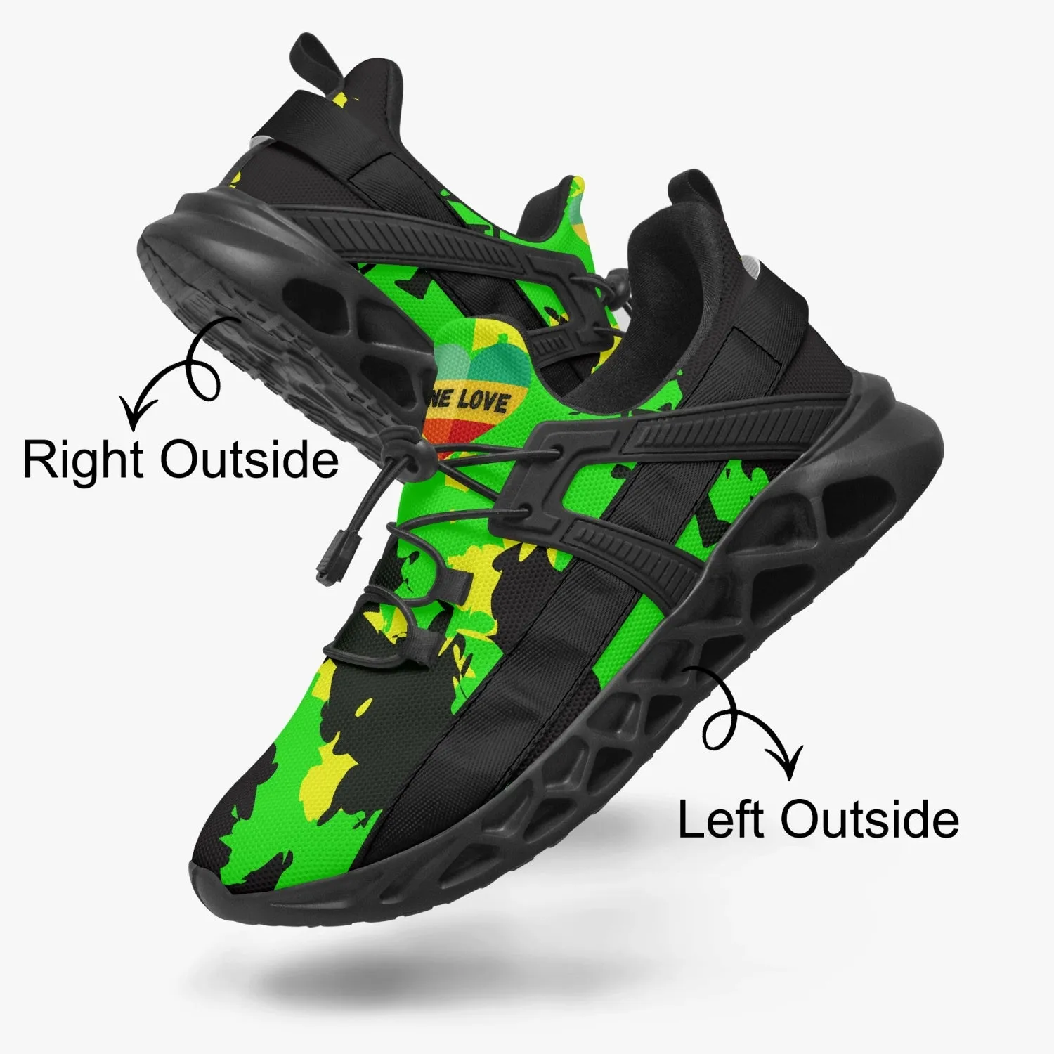 Rastaman One Love Mesh Running Shoes