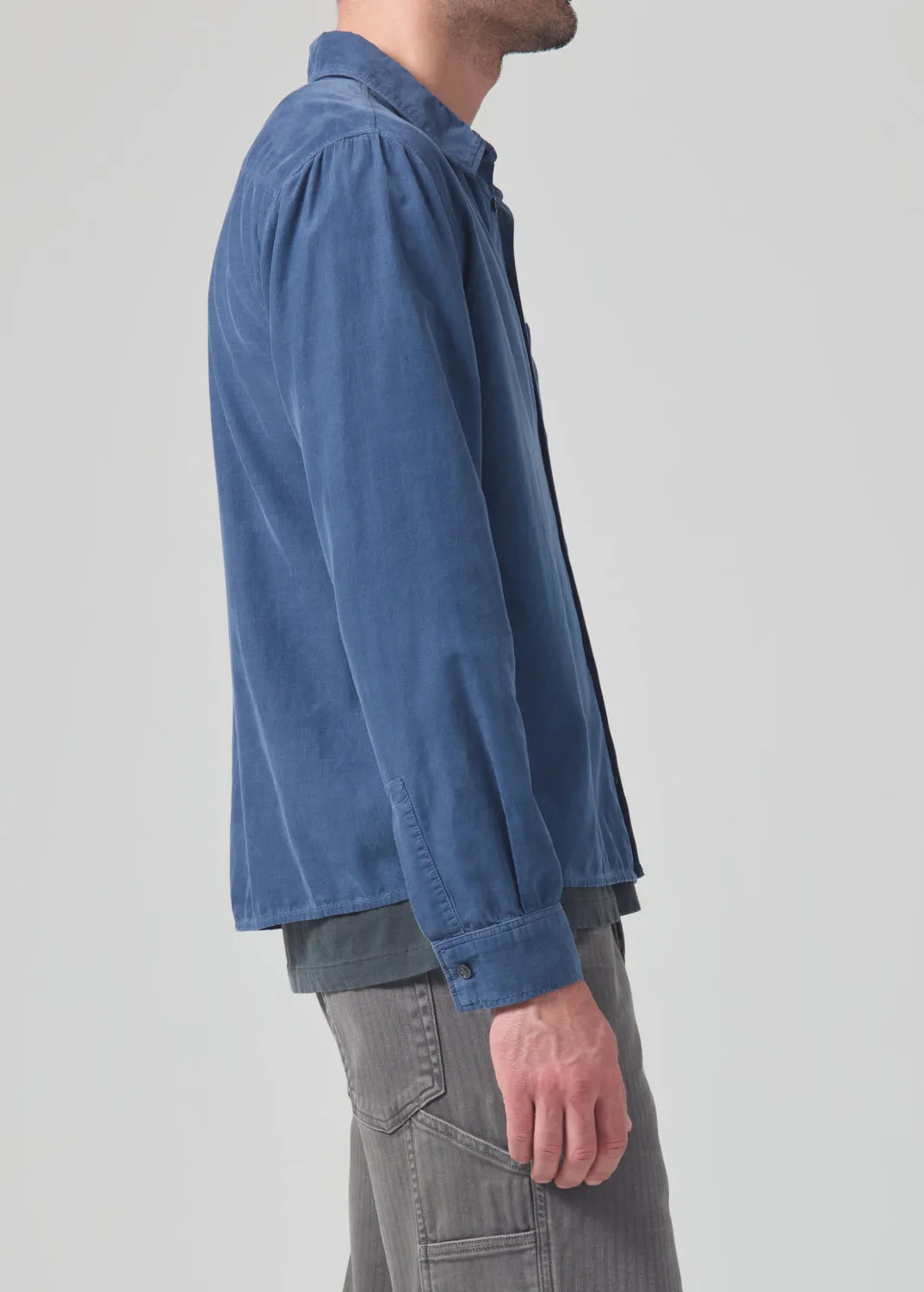 Rework Shirt Corduroy in Overcast