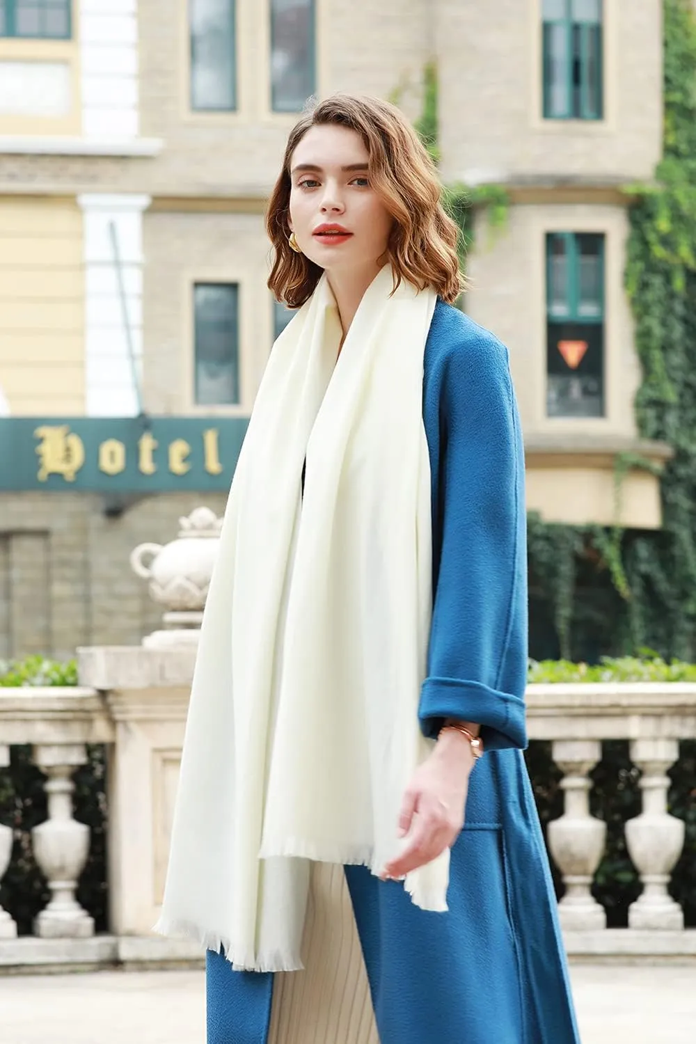 RIIQIICHY Scarfs for Women Pashmina Shawl Wraps for Evening Dresses Women Scarf for Wedding Large Winter Scarves