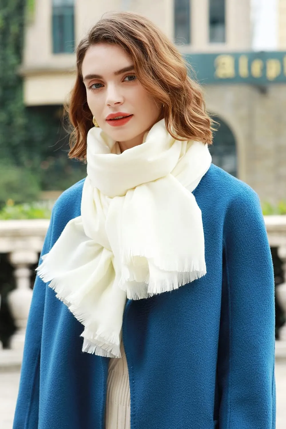 RIIQIICHY Scarfs for Women Pashmina Shawl Wraps for Evening Dresses Women Scarf for Wedding Large Winter Scarves