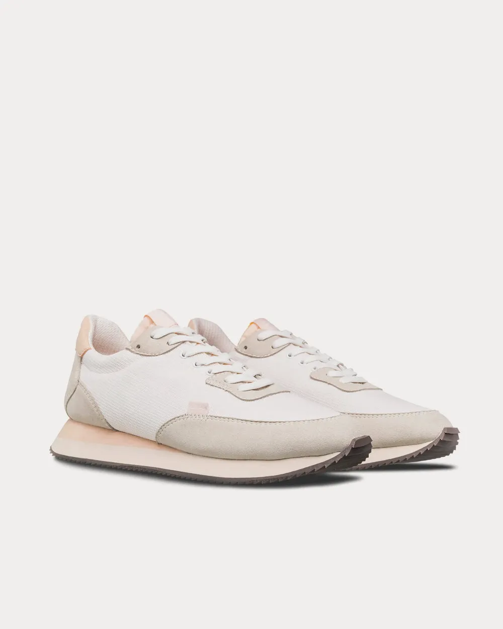 Sierra White Linen Sneakers
