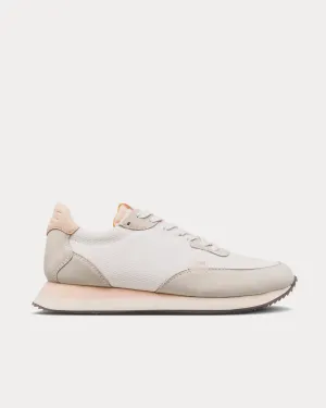 Sierra White Linen Sneakers