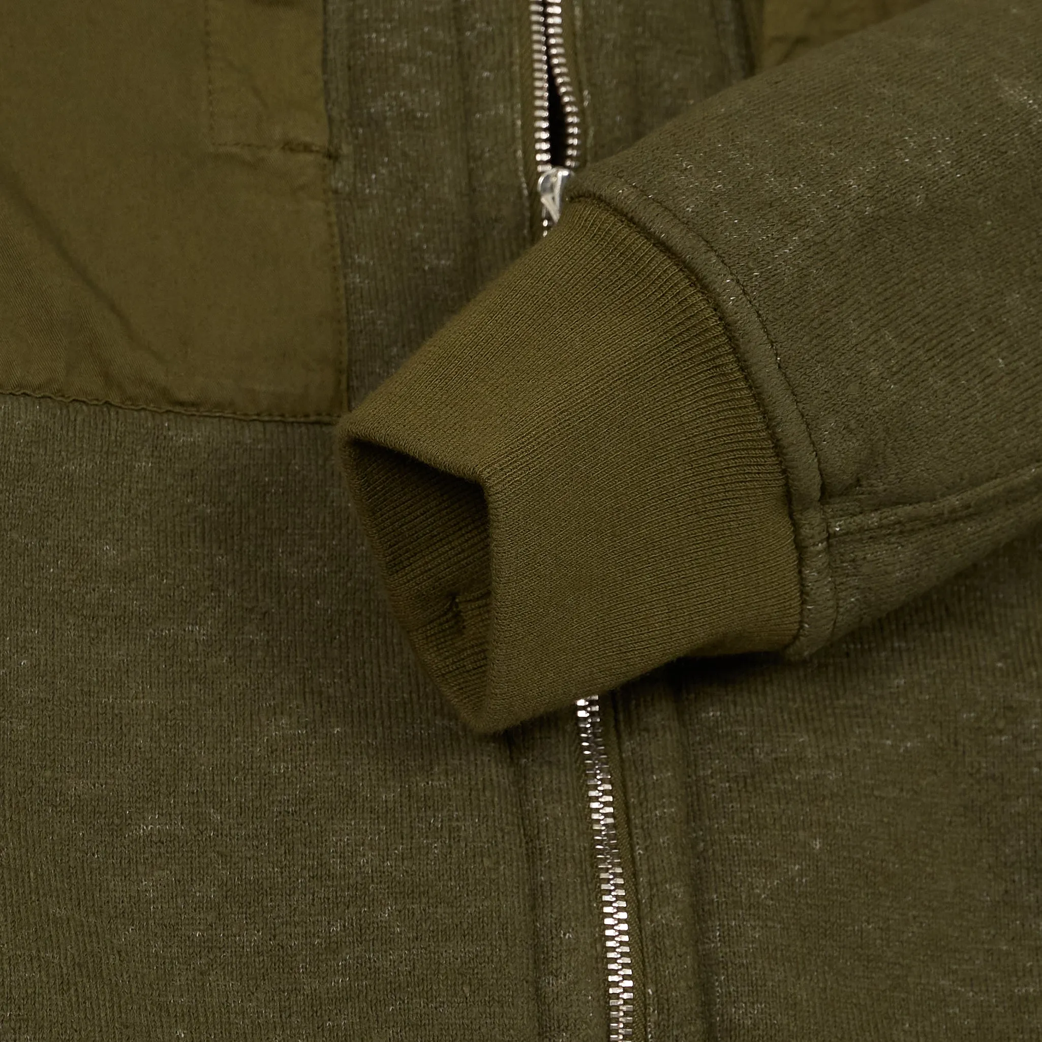 Stone Island Cotton Blend Pile-Fleece Cardigan Jacket