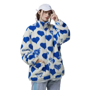 Streetwear "Heart Icon" Wool Jacket