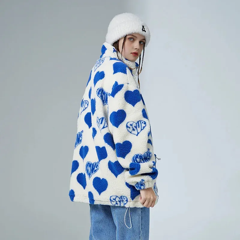 Streetwear "Heart Icon" Wool Jacket