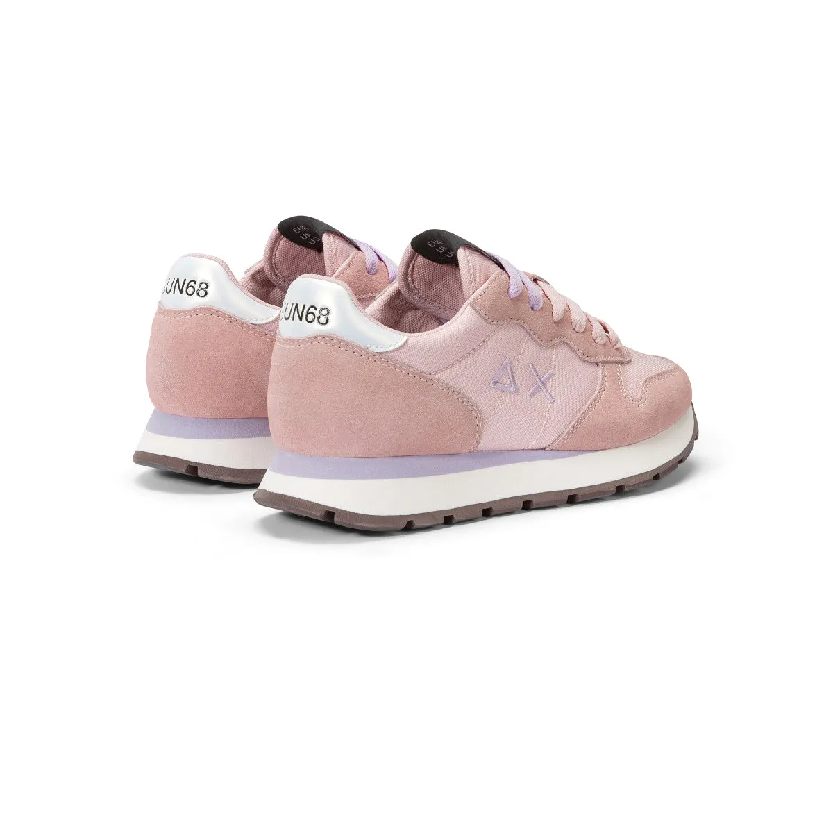 SUN68 ALLY SOLID NYLON PINK SNEAKERS FOR WOMEN