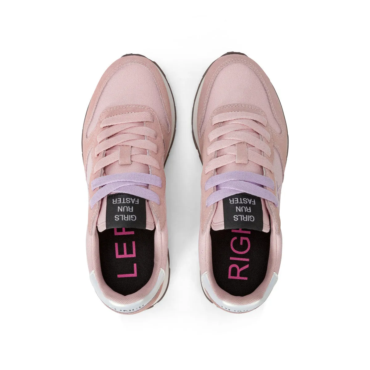 SUN68 ALLY SOLID NYLON PINK SNEAKERS FOR WOMEN