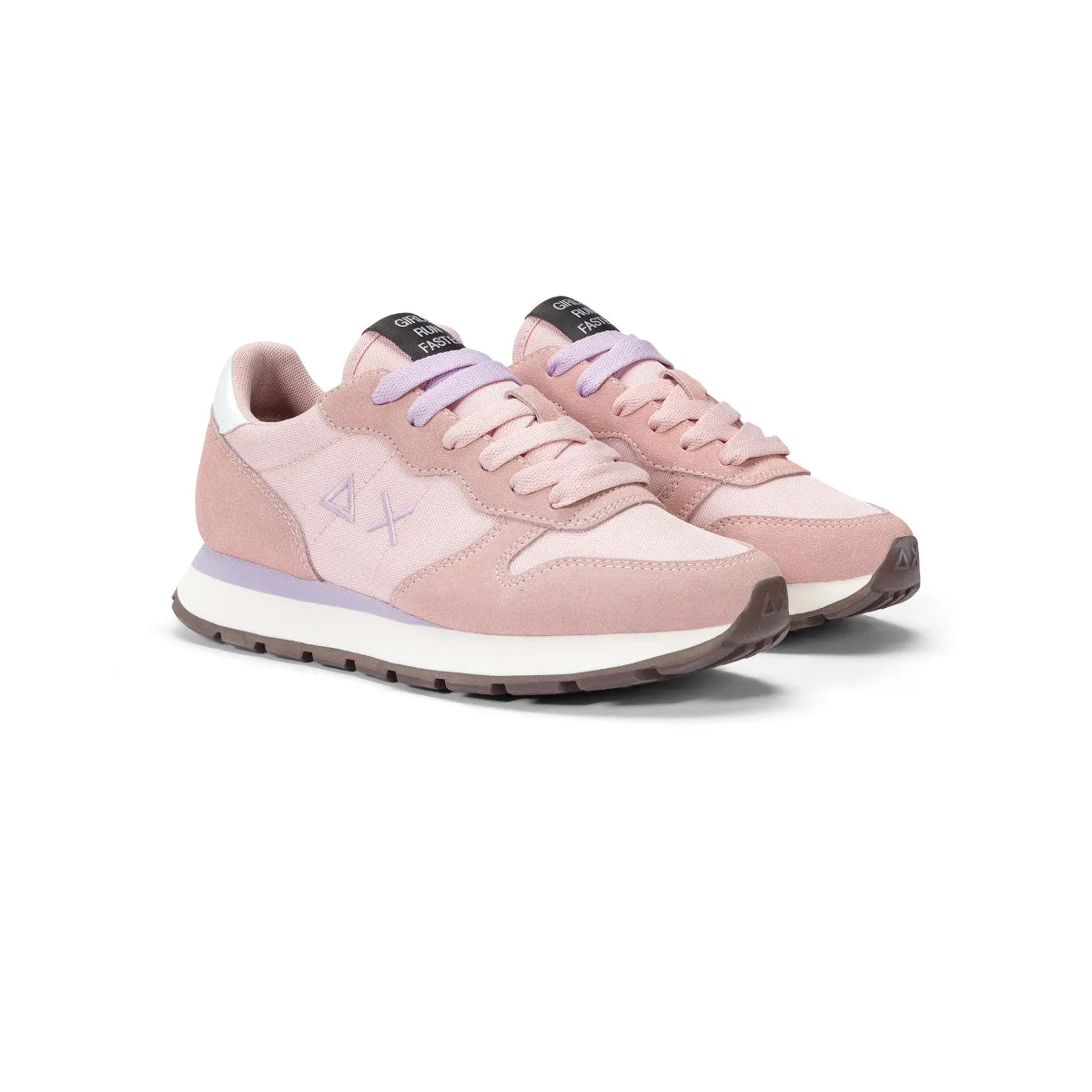 SUN68 ALLY SOLID NYLON PINK SNEAKERS FOR WOMEN