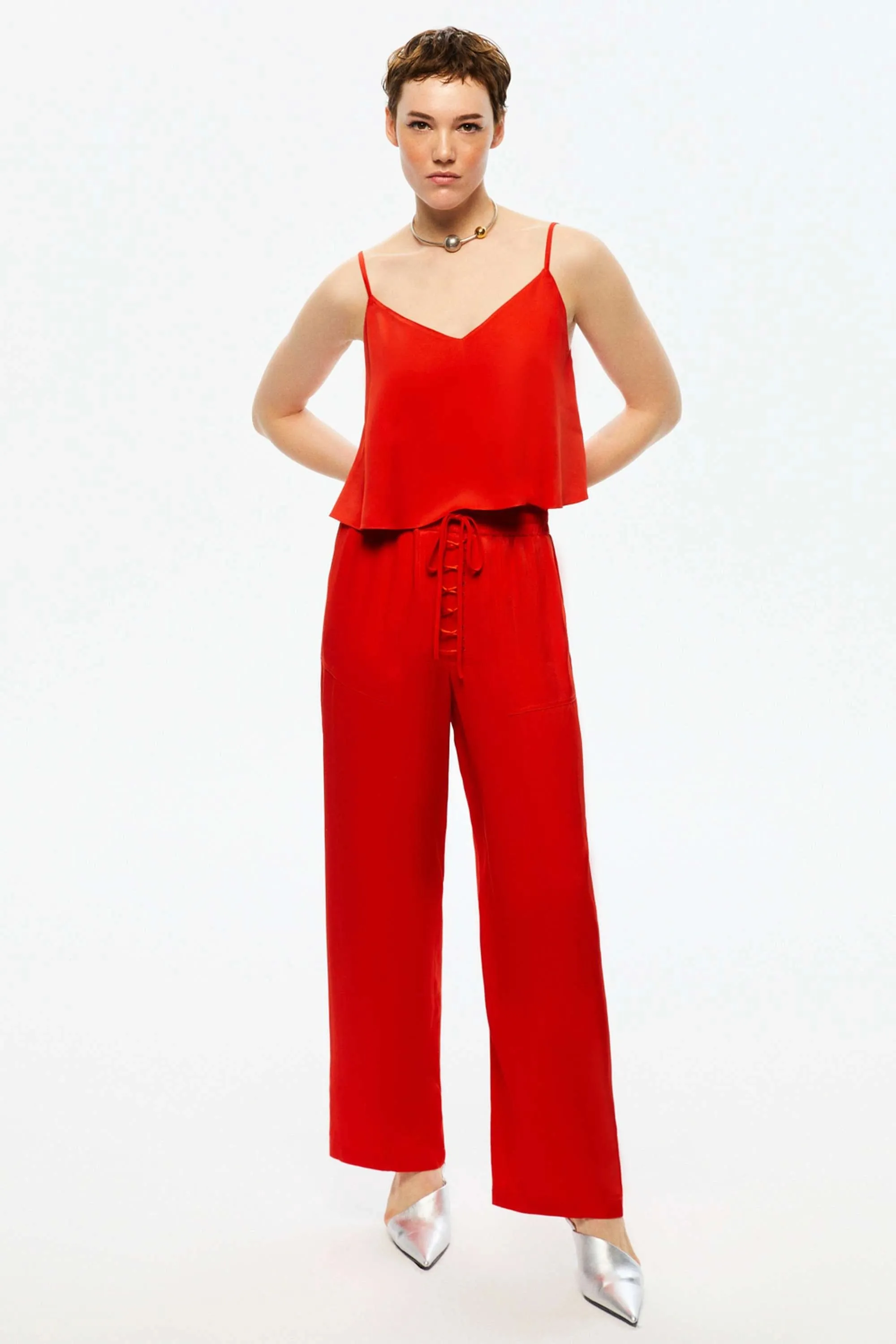 Thin Strap Crop Top (Final Sale)