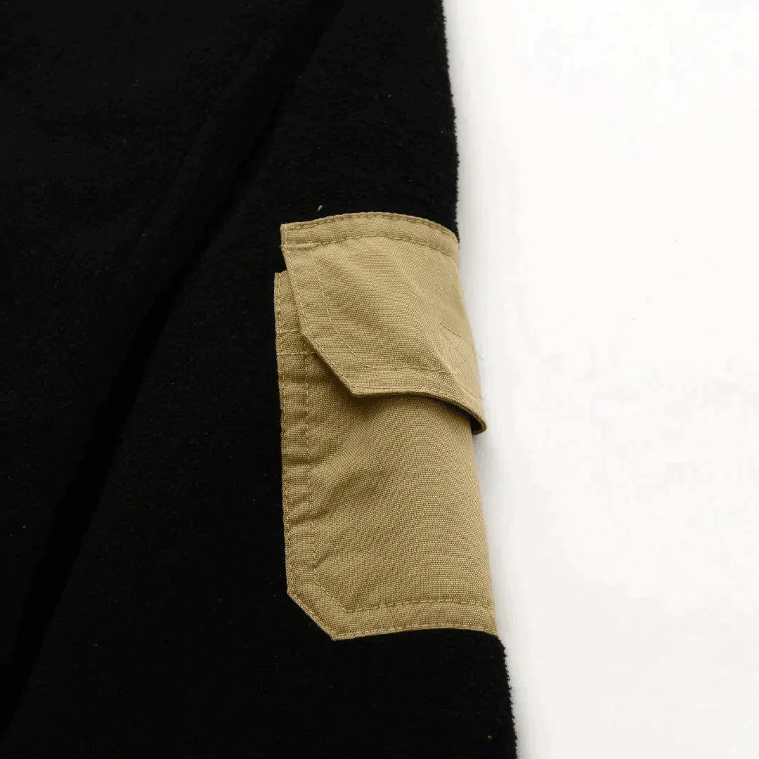 TOMMY HILFIGER NOIR 1/4 ZIP  (L)