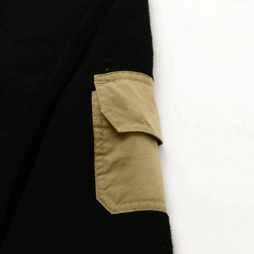 TOMMY HILFIGER NOIR 1/4 ZIP  (L)