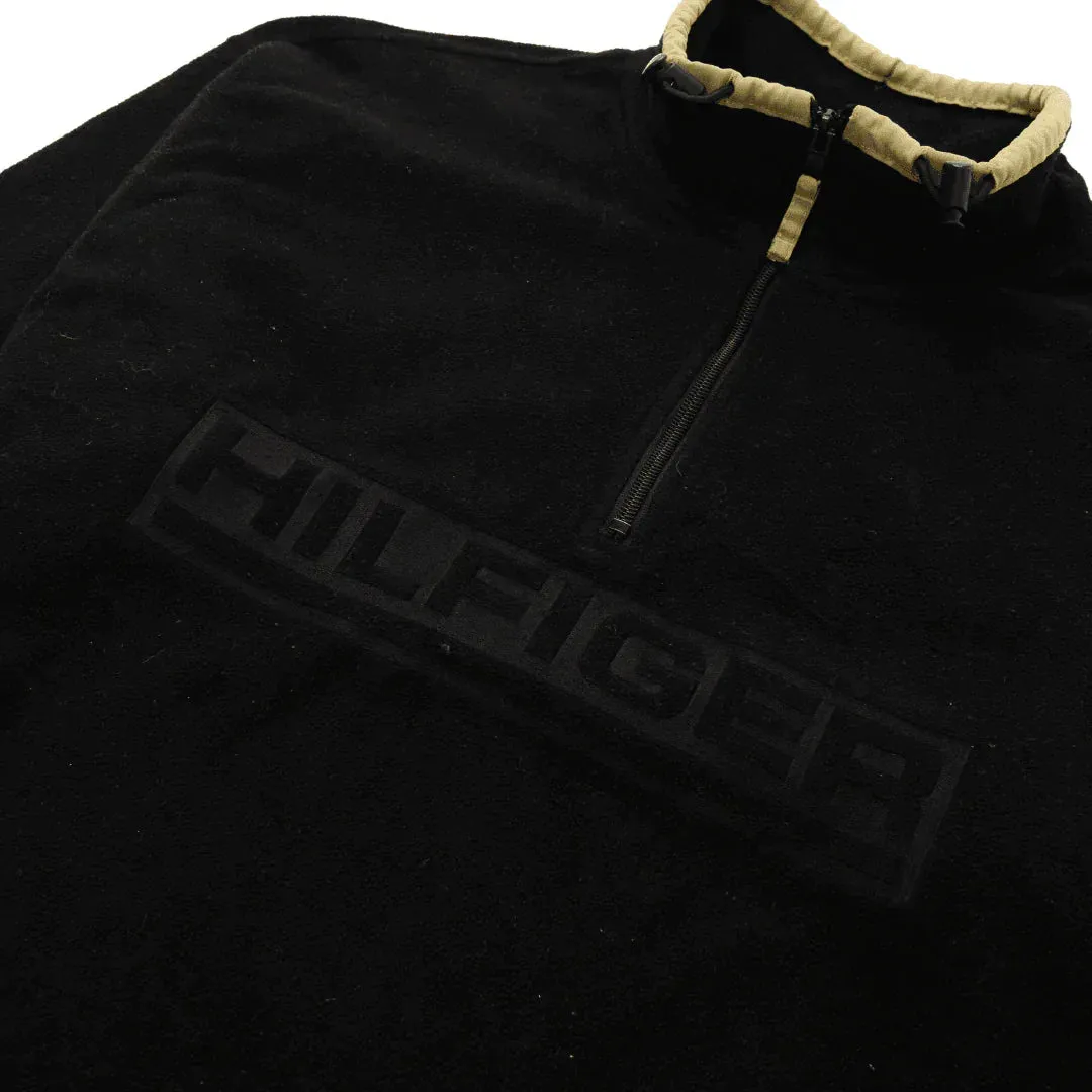 TOMMY HILFIGER NOIR 1/4 ZIP  (L)