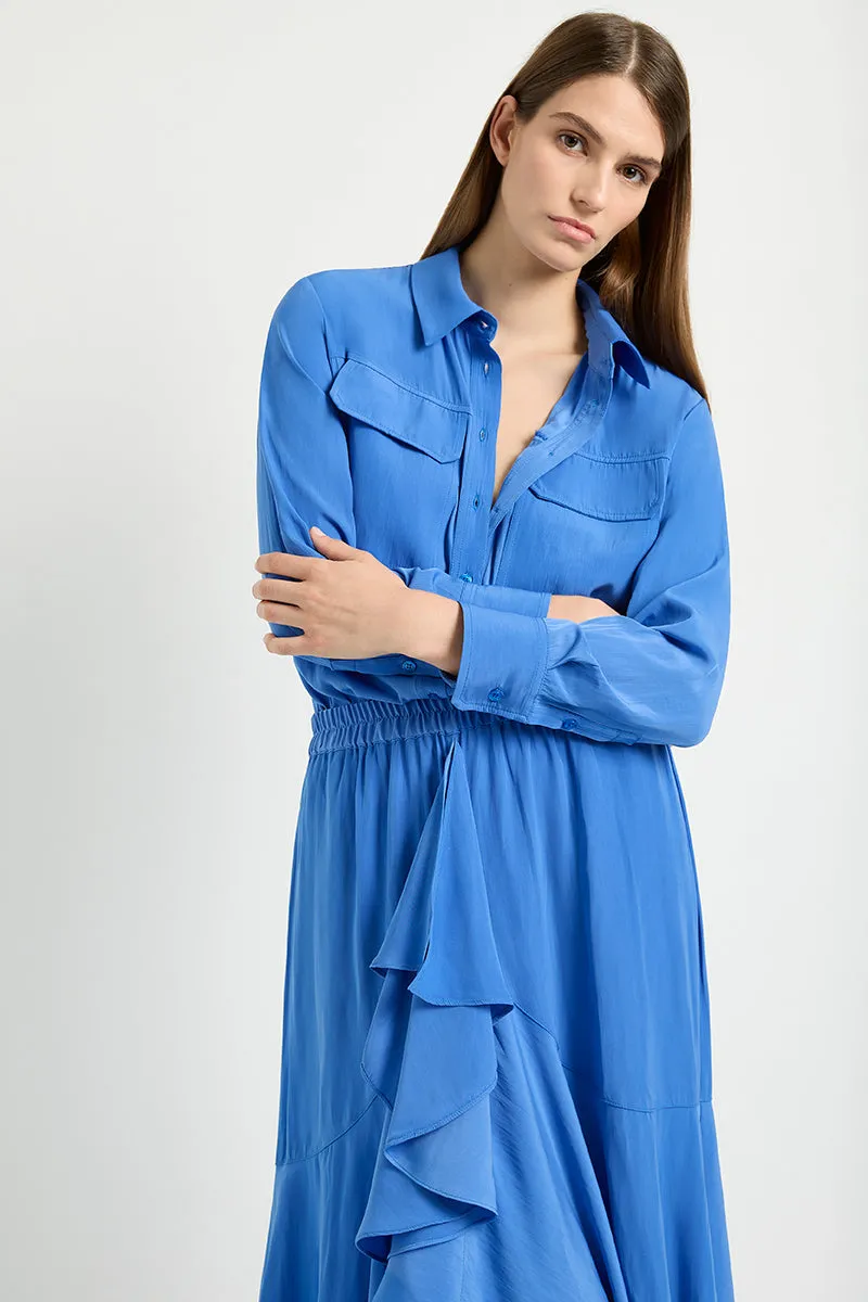 Vine Skirt F67 5868 in Navy by Mela Purdie