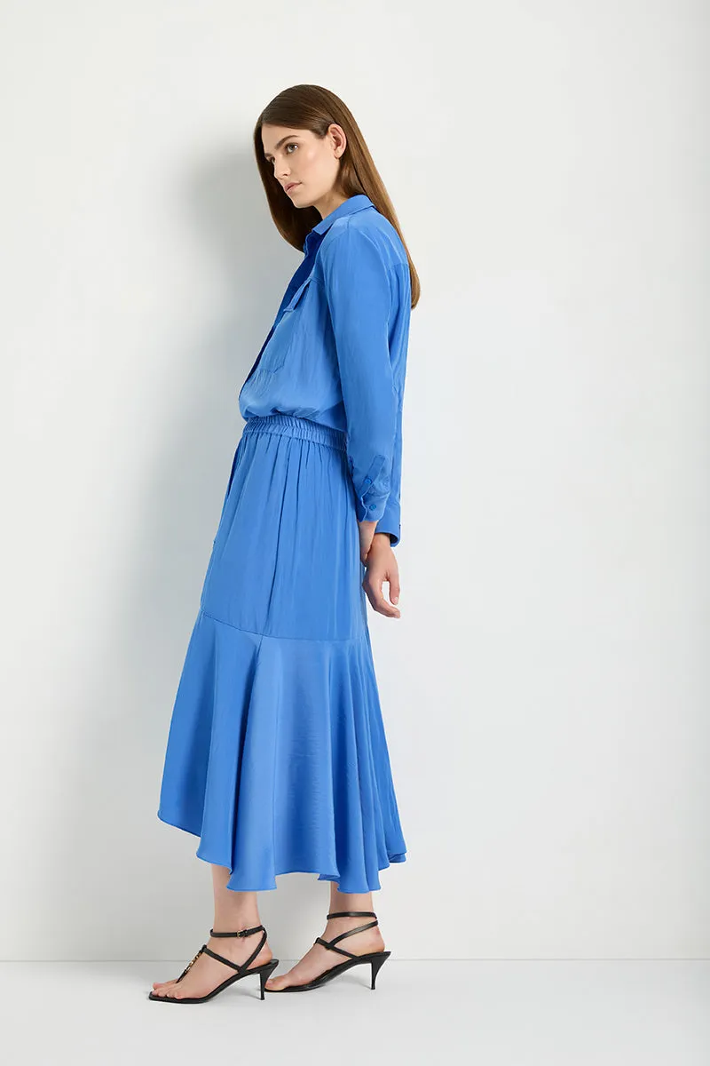 Vine Skirt F67 5868 in Navy by Mela Purdie