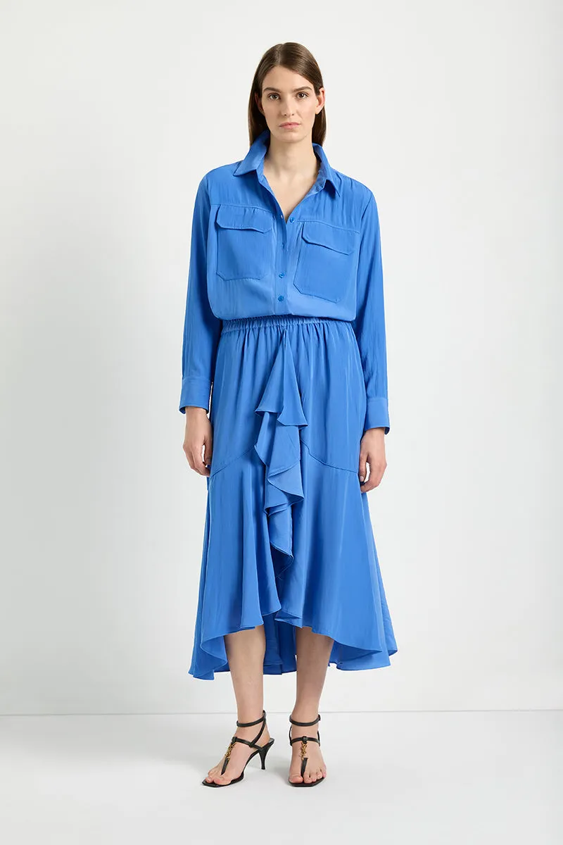 Vine Skirt F67 5868 in Navy by Mela Purdie