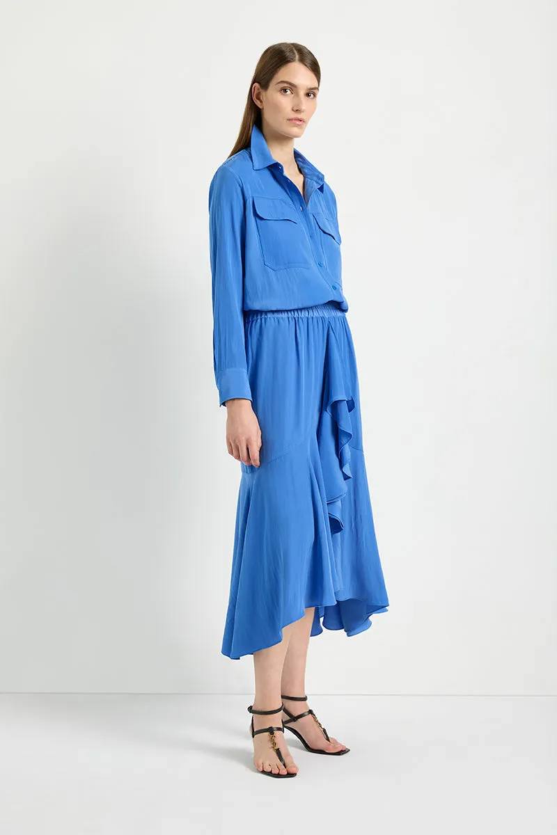 Vine Skirt F67 5868 in Navy by Mela Purdie