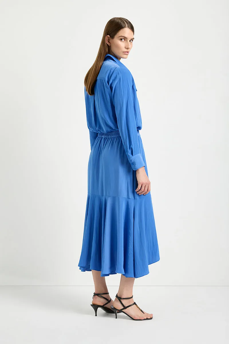 Vine Skirt F67 5868 in Navy by Mela Purdie