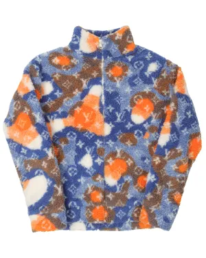 Watercolor Fleece Jacket