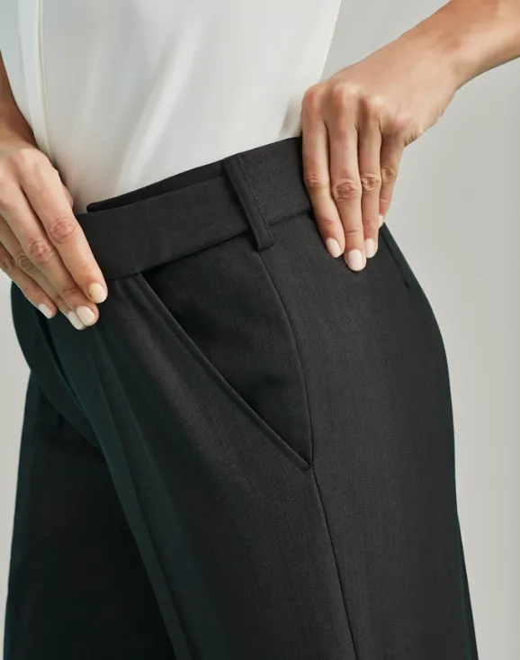 Womens Comfort Wool Stretch Adjustable Waist Pant