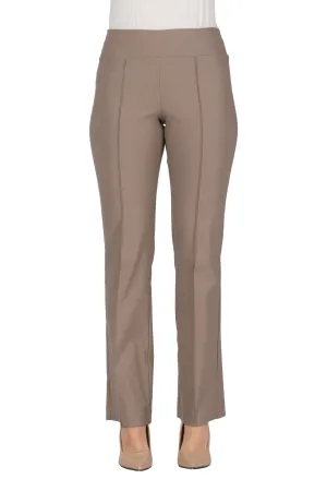 Women's Pants Tan Taupe Stretch Comfort Fabric Flattering Fit Our best Seller Made In Canada Yvonne Marie Boutiques