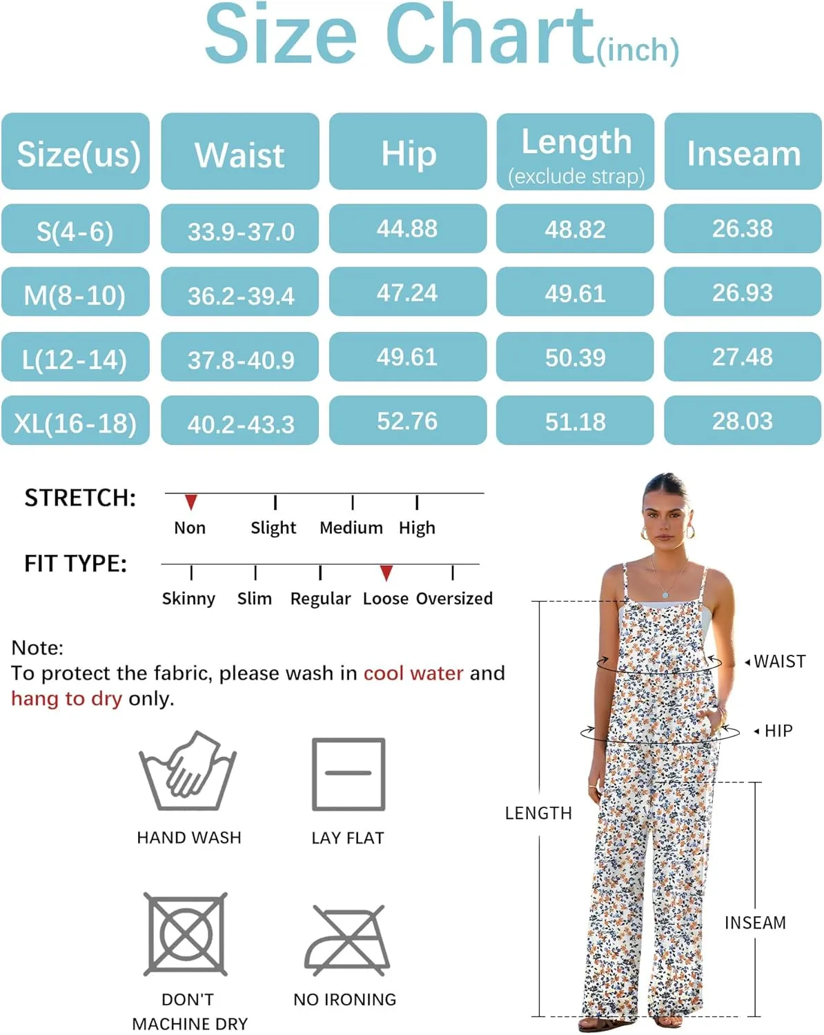 Women's Summer Jumpsuits Boho Wide Leg Overalls Casual Floral Print Rompers Beach Outfits with Pockets